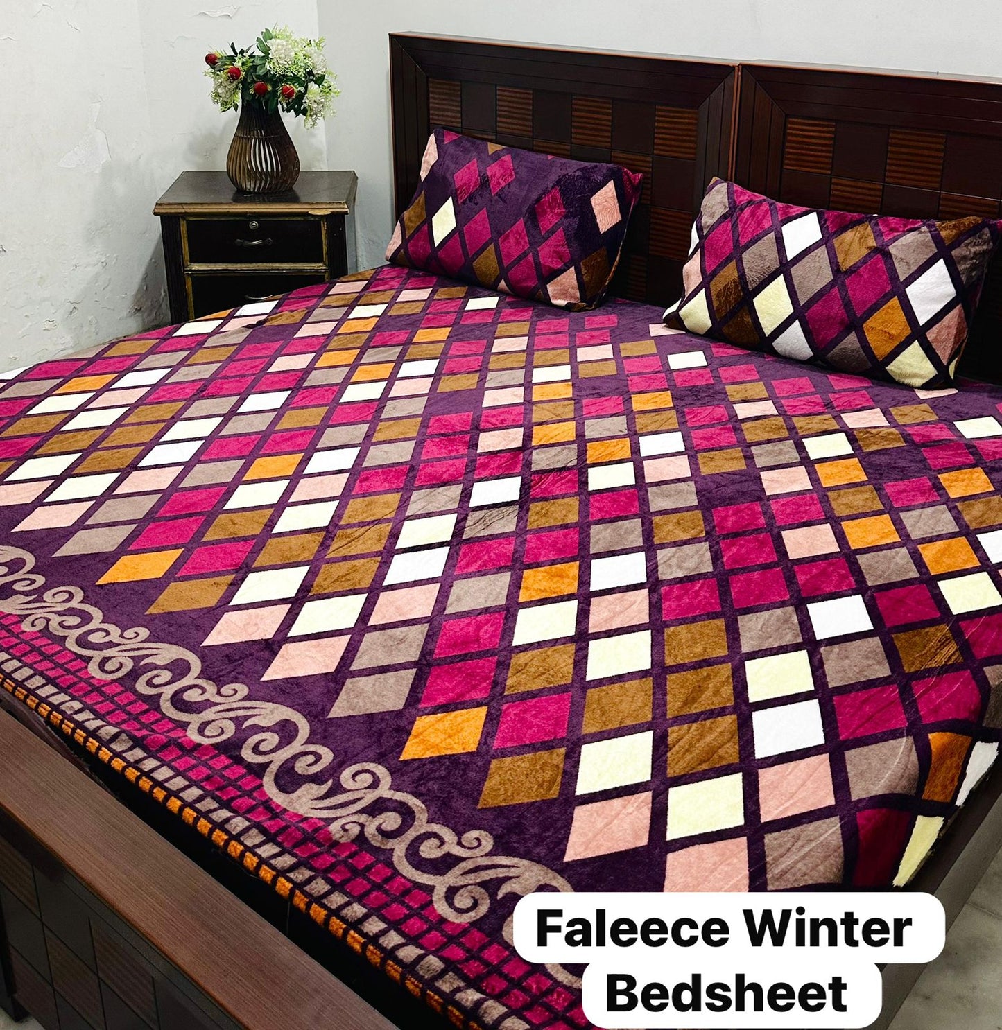 Luxury Fleece Winter Bedsheet