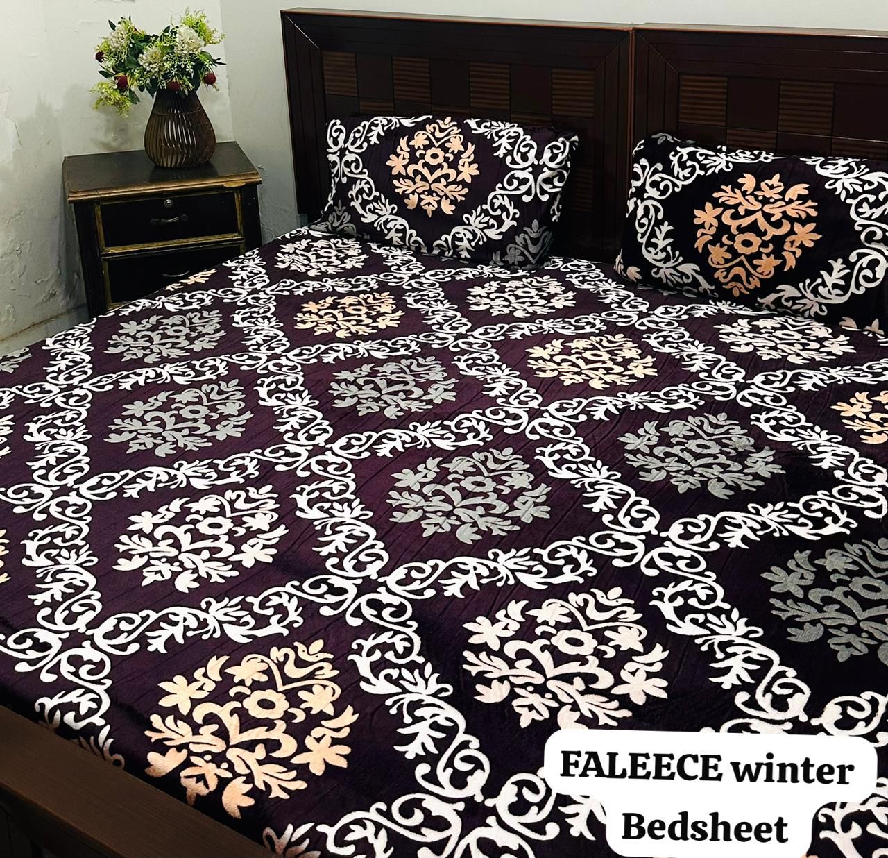 Luxury Fleece Winter Bedsheet