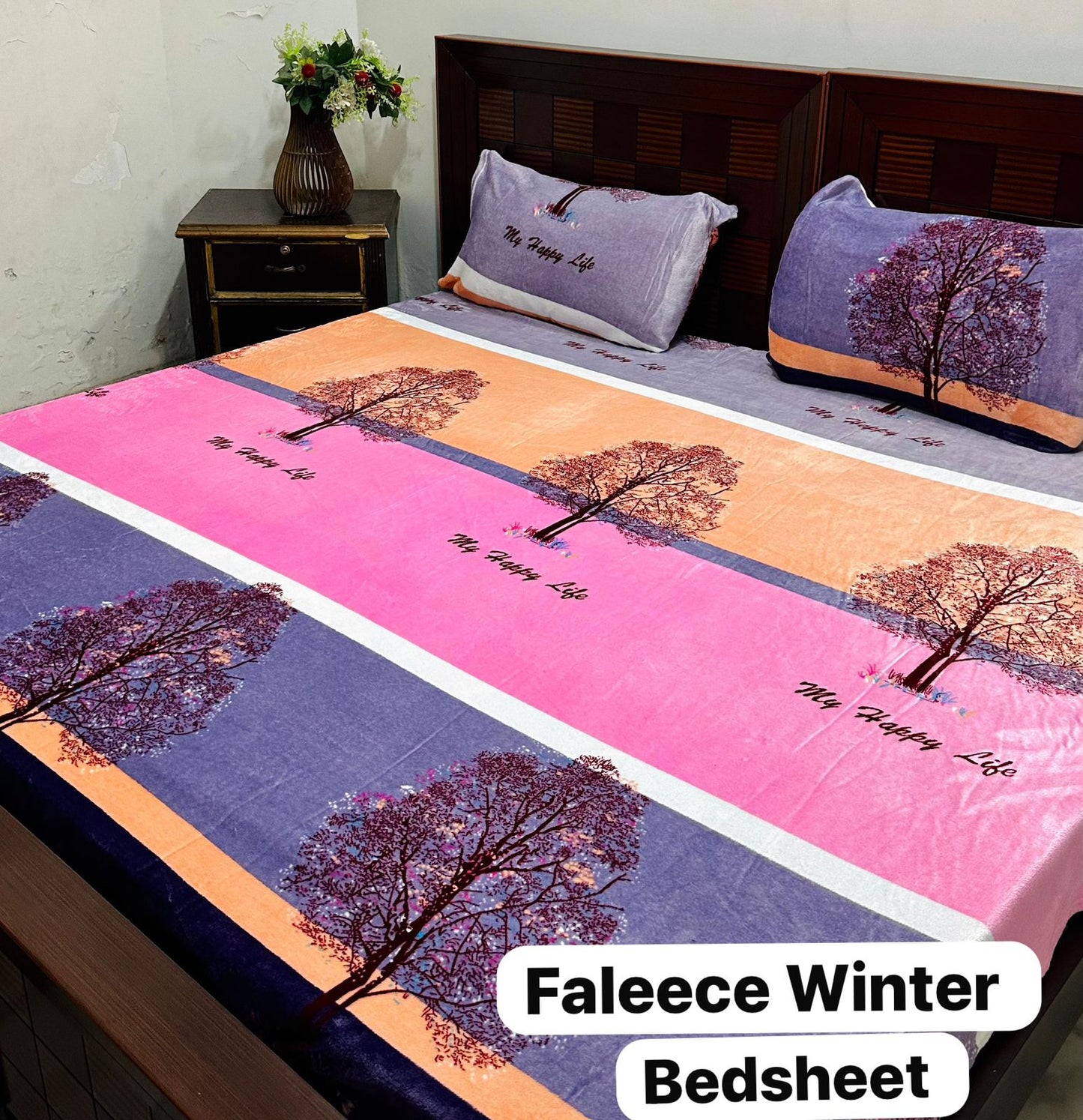 Luxury Fleece Winter Bedsheet