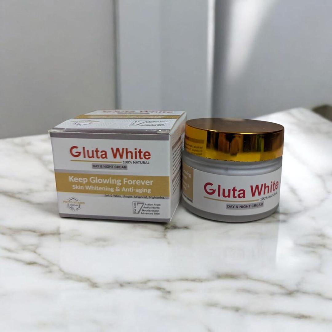 Gluta White Day & Night Cream | Whitening Anti-Aging Hydrating