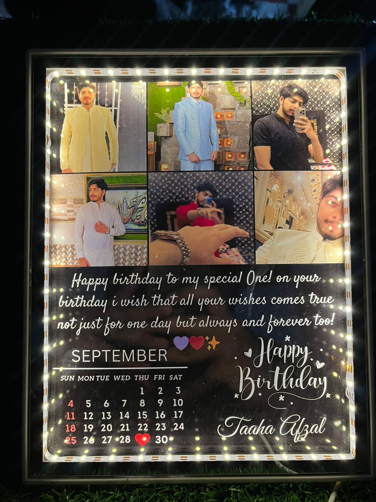 Birthday Gift LED Photo Frame