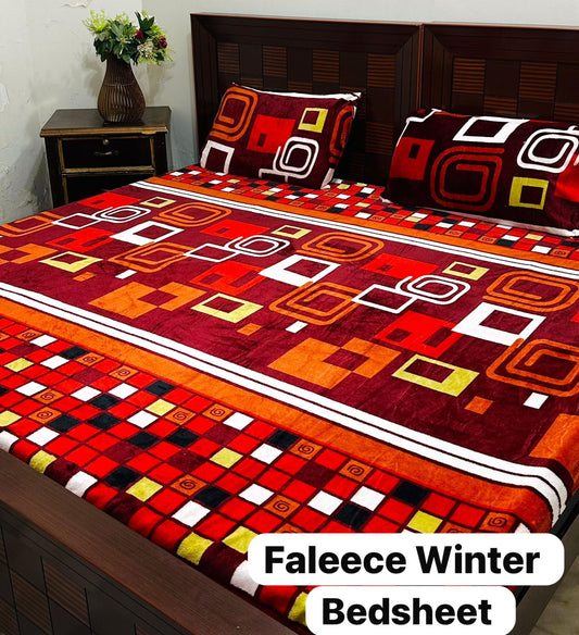 Luxury Fleece Winter Bedsheet