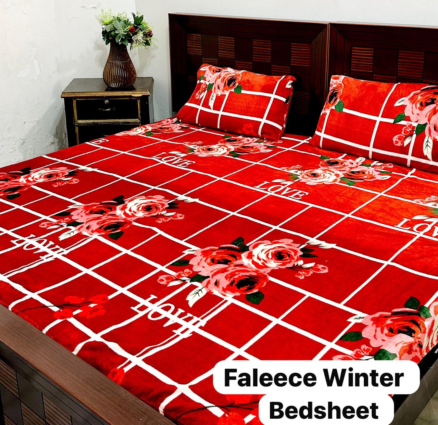 Luxury Fleece Winter Bedsheet