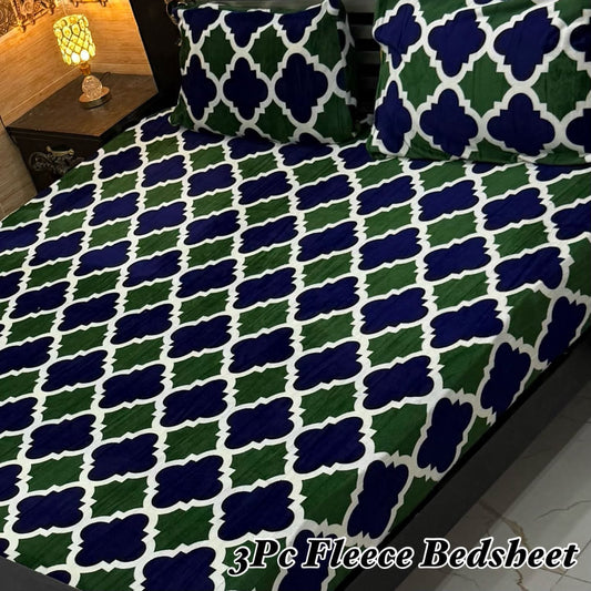 Luxury king size Fleece Bedsheet