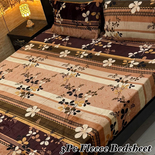 Luxury king size Fleece Bedsheet