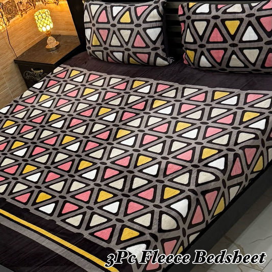 Luxury king size Fleece Bedsheet