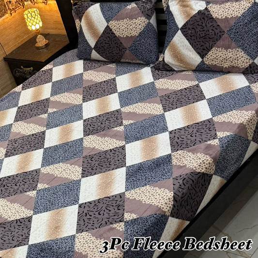 Luxury king size Fleece Bedsheet