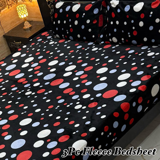 Luxury king size Fleece Bedsheet