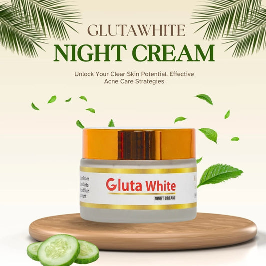 Gluta White Day & Night Cream | Whitening Anti-Aging Hydrating