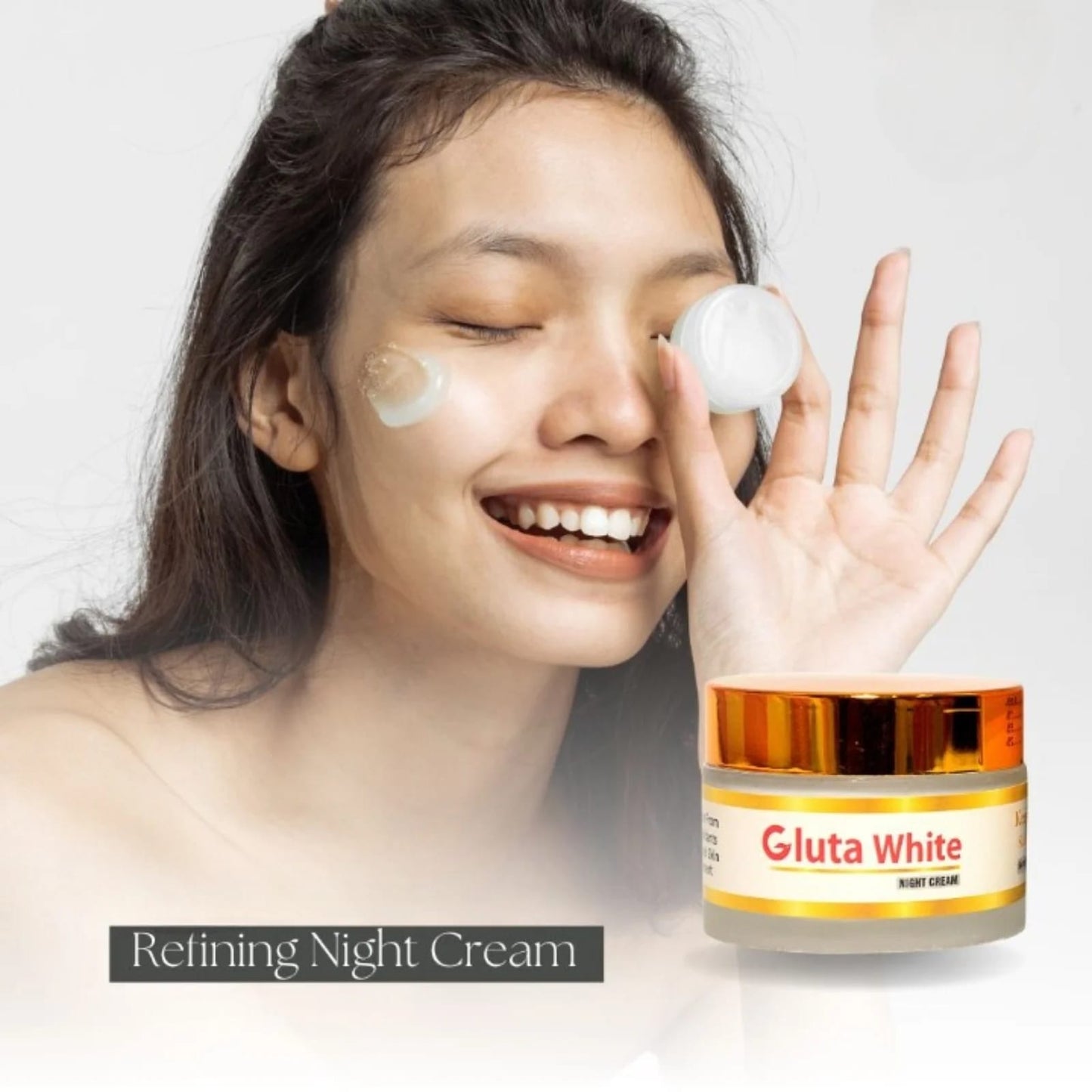 Gluta White Day & Night Cream | Whitening Anti-Aging Hydrating