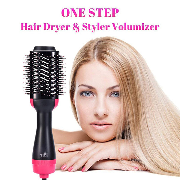 One Step Hot Air Brush | 3-in-1 | Dryer, Straightener &amp; Volumizer for Effortless Styling Smart Hair Brush
