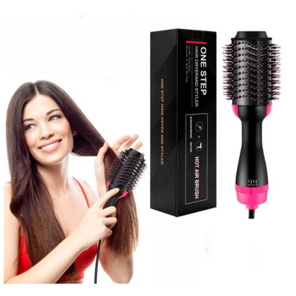 One Step Hot Air Brush | 3-in-1 | Dryer, Straightener &amp; Volumizer for Effortless Styling Smart Hair Brush