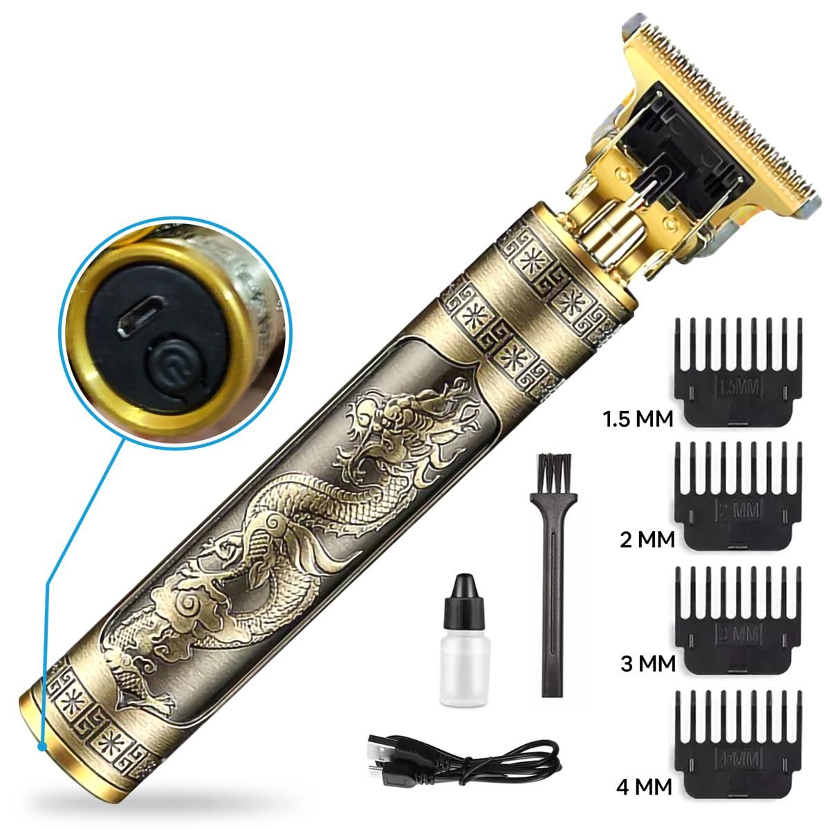 Professional T9 Trimmer I Metal Body I Hair And Beard Trimmer | Metal Body
