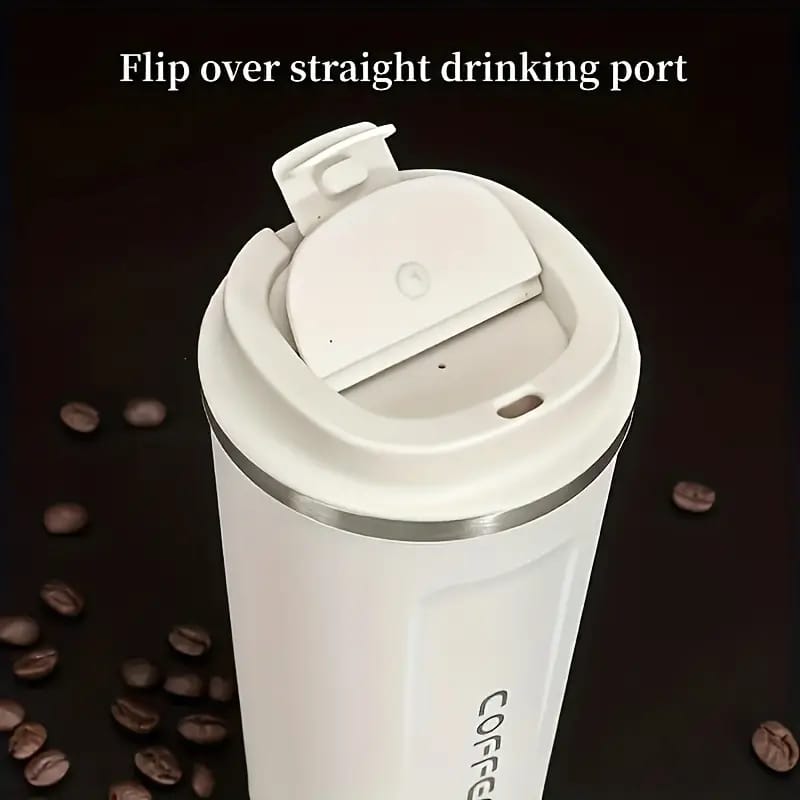 Smart Temperature Coffee Mug - 17oz | Insulated Stainless Steel Mug with Leakproof Lid | Perfect for Everyday Use